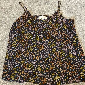 Loft brand new size small navy blue flower dress tank top